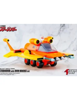 Action Toys Die-Cast Vehicle Series Sci-Fi West Saga Starzinger Starbood with Don Hakka Set