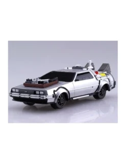 Aoshima Movie Mecha Series 13 Back To The Future III DeLorean 1/43 Scale Model Kit
