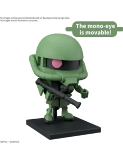 Bandai Gunpla-kun Model Series 1/1 Scale Mobile Suit Gundam MS-06F Zakupla-kun Runner Vesion with Reproduction Parts