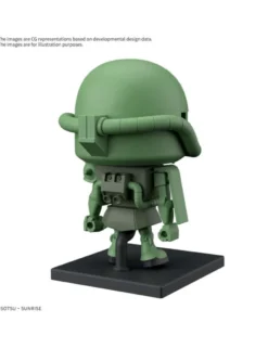 Bandai Gunpla-kun Model Series 1/1 Scale Mobile Suit Gundam MS-06F Zakupla-kun Runner Vesion with Reproduction Parts