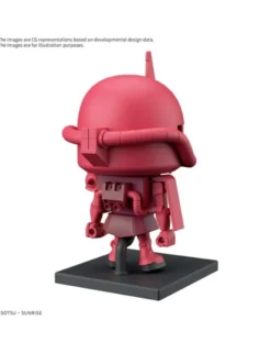 Bandai Gunpla-kun Model Series 1/1 Scale Mobile Suit Gundam MS-06S Zaku-kun Runner Vesion with Reproduction Parts