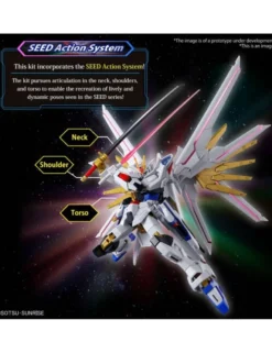 Bandai High Grade HGCE 1/144 Mobile Suit Gundam ZGMF/A-262PD-P Mighty Strike Freedom Gundam