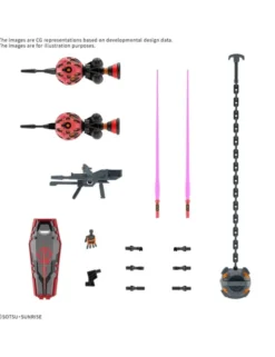 Bandai High Grade HGGQ 1/144 Mobile Suit Gundam gMS-α Red Gundam