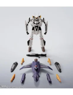 Bandai Hi-Metal R Macross Zero VF-0S Phoenix + QF-2200D-B Ghost Roy Focker Custom