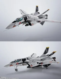 Bandai Hi-Metal R Macross Zero VF-0S Phoenix + QF-2200D-B Ghost Roy Focker Custom