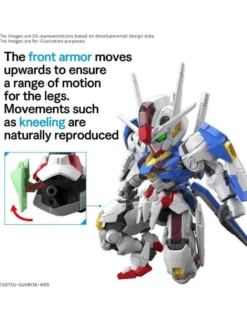 Bandai Master Grade SD MGSD Mobile Suit Gundam XVX-016 Gundam Aerial