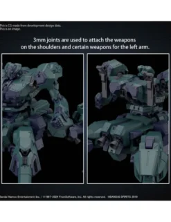 Bandai 30 Minutes Missions Armored Core VI Fires of Rubicon Balam Industries BD-011 Melander Liger Tail