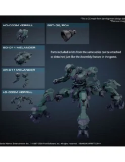 Bandai 30 Minutes Missions Armored Core VI Fires of Rubicon Balam Industries BD-011 Melander Liger Tail