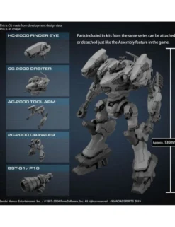 Bandai 30 Minutes Missions Armored Core VI Fires of Rubicon RaD CC-2000 Orbiter