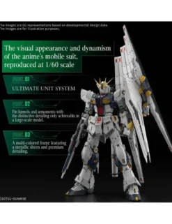 Bandai Perfect Grade Unleashed PG 1/60 Mobile Suit Gundam RX-93 ν Gundam