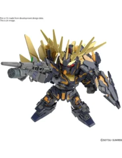 Bandai SD Gundam Cross Silhouette Unicorn Gundam 2 Banshee Destroy Mode & Banshee Norn Parts Set