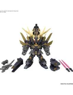 Bandai SD Gundam Cross Silhouette Unicorn Gundam 2 Banshee Destroy Mode & Banshee Norn Parts Set