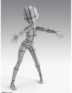 Bandai S.H. Figuarts Body-chan Sugimori Ken Wireframe Gray Color Version
