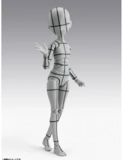 Bandai S.H. Figuarts Body-chan Sugimori Ken Wireframe Gray Color Version