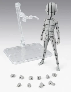 Bandai S.H. Figuarts Body-kun Sugimori Ken Wireframe Gray Color Version