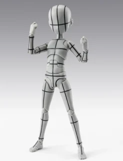 Bandai S.H. Figuarts Body-kun Sugimori Ken Wireframe Gray Color Version