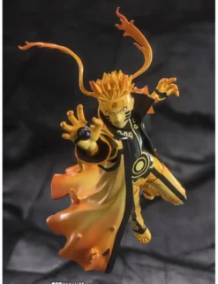 Bandai S.H. Figuarts Naruto Shippuden Naruto Uzumaki Kurama Link Mode Courageous Strength that Binds