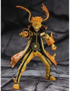 Bandai S.H. Figuarts Naruto Shippuden Naruto Uzumaki Kurama Link Mode Courageous Strength that Binds