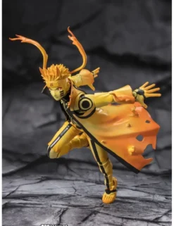 Bandai S.H. Figuarts Naruto Shippuden Naruto Uzumaki Kurama Link Mode Courageous Strength that Binds