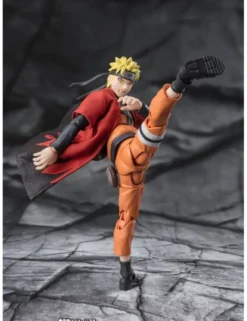 Bandai S.H. Figuarts Naruto Shippuden Naruto Uzumaki Sage Mode The Savior of Konoha Who Inherits the Will of His Master