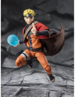 Bandai S.H. Figuarts Naruto Shippuden Naruto Uzumaki Sage Mode The Savior of Konoha Who Inherits the Will of His Master