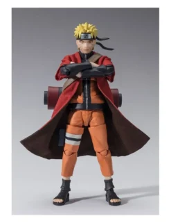 Bandai S.H. Figuarts Naruto Shippuden Naruto Uzumaki Sage Mode The Savior of Konoha Who Inherits the Will of His Master
