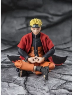 Bandai S.H. Figuarts Naruto Shippuden Naruto Uzumaki Sage Mode The Savior of Konoha Who Inherits the Will of His Master