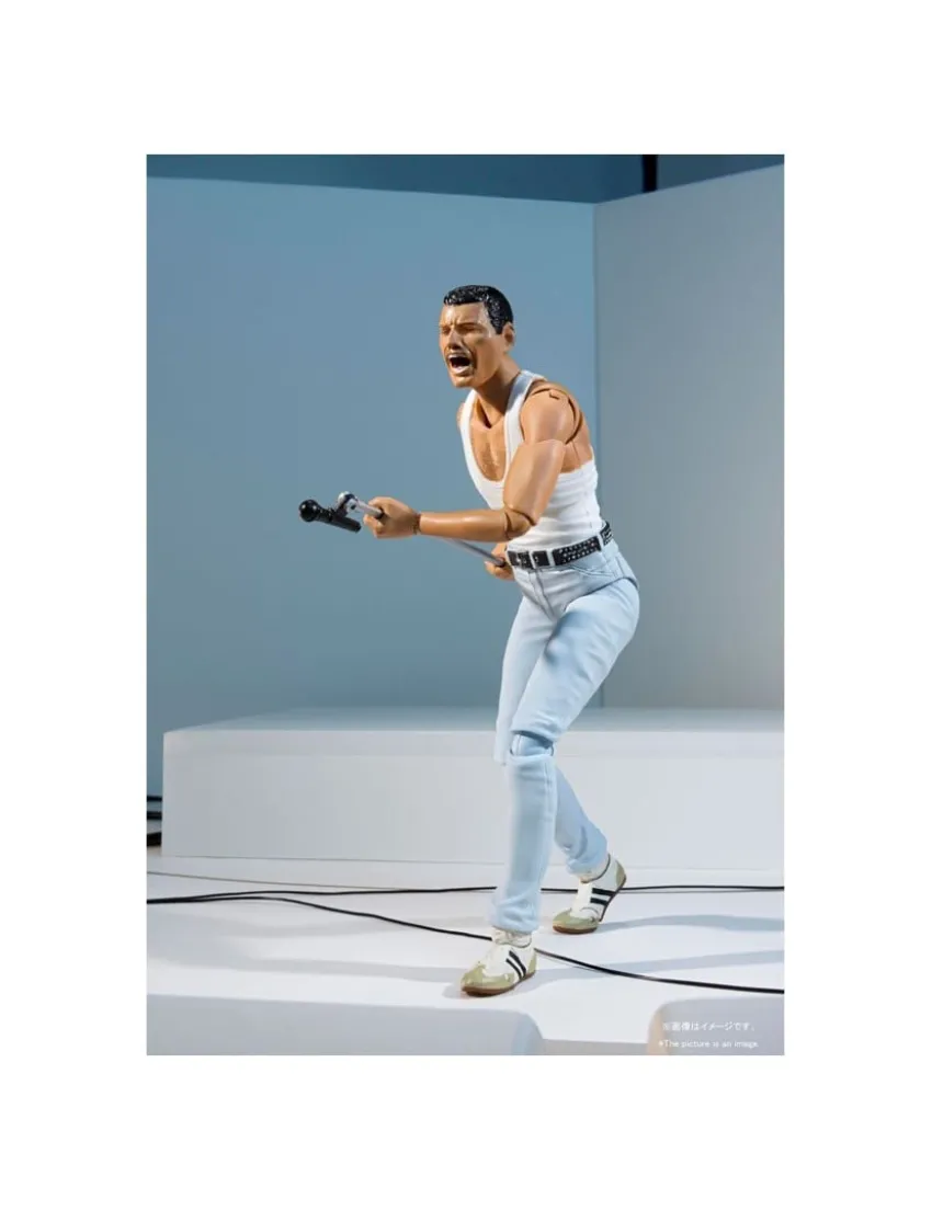 Bandai S.H. Figuarts The Queen Freddie Mercury Live Aid 1985