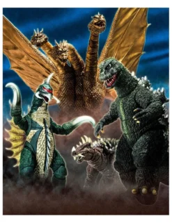 Bandai S.H. MonsterArts Godzilla VS Gigan King Ghidorah