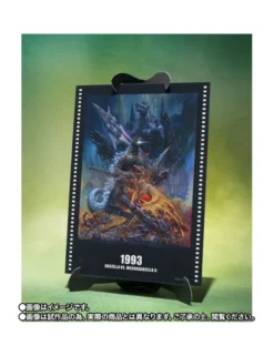 Bandai S.H. MonsterArts Godzilla Vs MechaGodzilla Godzilla Movie Graphic Plus Poster Color Version