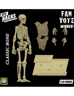 Boss Fight Studio H.A.C.K.S. Figure Skeleton Blank Classic Bone