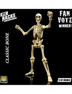 Boss Fight Studio H.A.C.K.S. Figure Skeleton Blank Classic Bone