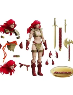 Boss Fight Studio H.A.C.K.S. Figure Red Sonja Red and Gold Version Deluxe Limited Edition