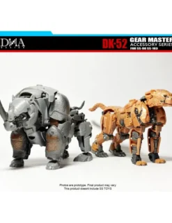 DNA Design DK-52 Upgrade Kit for Studio Series, Optimus Primal, Cheetor and Rhinox