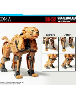 DNA Design DK-52 Upgrade Kit for Studio Series, Optimus Primal, Cheetor and Rhinox