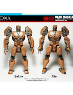DNA Design DK-52 Upgrade Kit for Studio Series, Optimus Primal, Cheetor and Rhinox