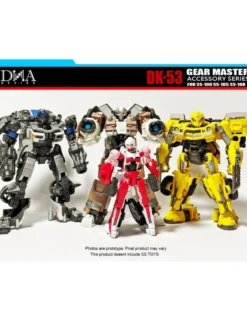 DNA Design DK-53 Upgrade Kit for Studio Series, Wheeljack, Bumblebee and Mirage