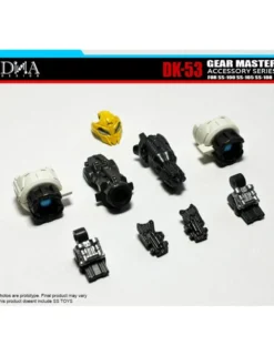 DNA Design DK-53 Upgrade Kit for Studio Series, Wheeljack, Bumblebee and Mirage