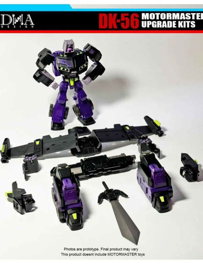 DNA Design DK-56 Upgrade Kits for Transformers Legacy United Voyager Animated Universe Motormaster