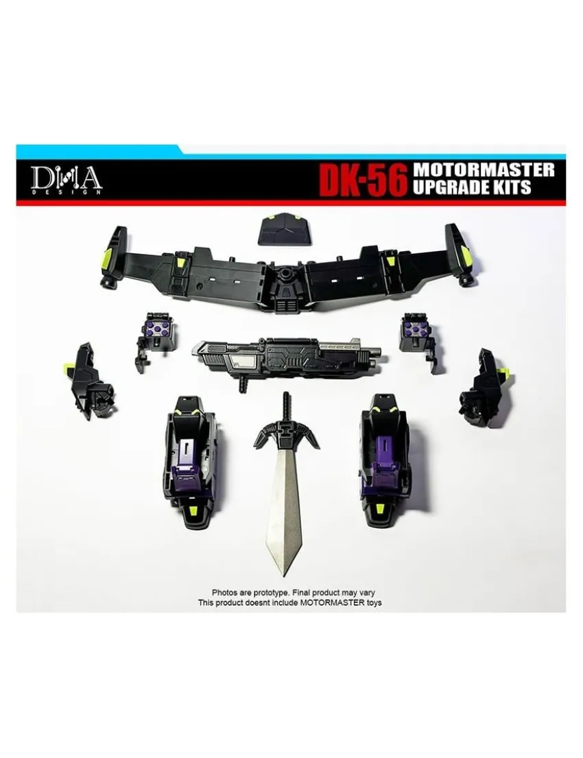 DNA Design DK-56 Upgrade Kits for Transformers Legacy United Voyager Animated Universe Motormaster