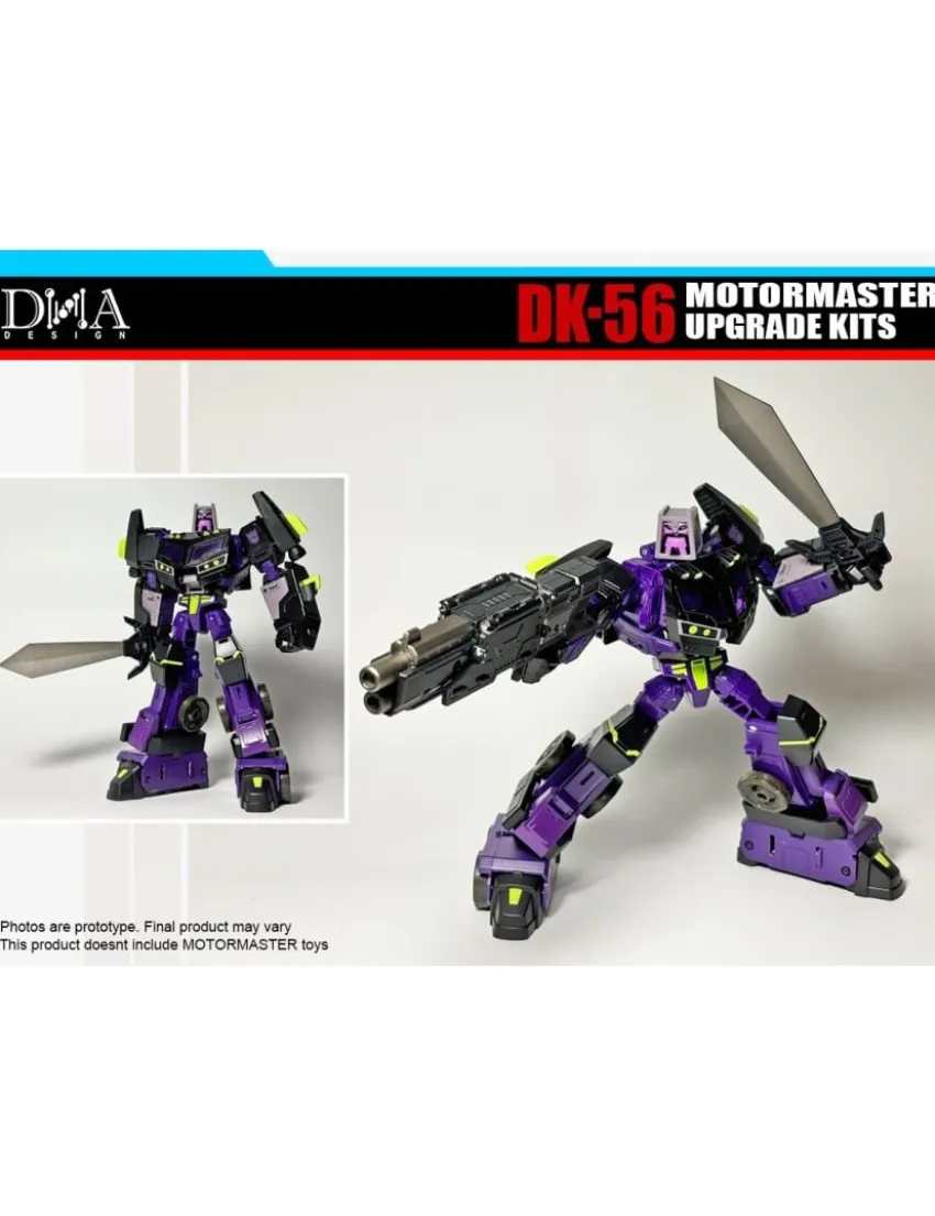 DNA Design DK-56 Upgrade Kits for Transformers Legacy United Voyager Animated Universe Motormaster