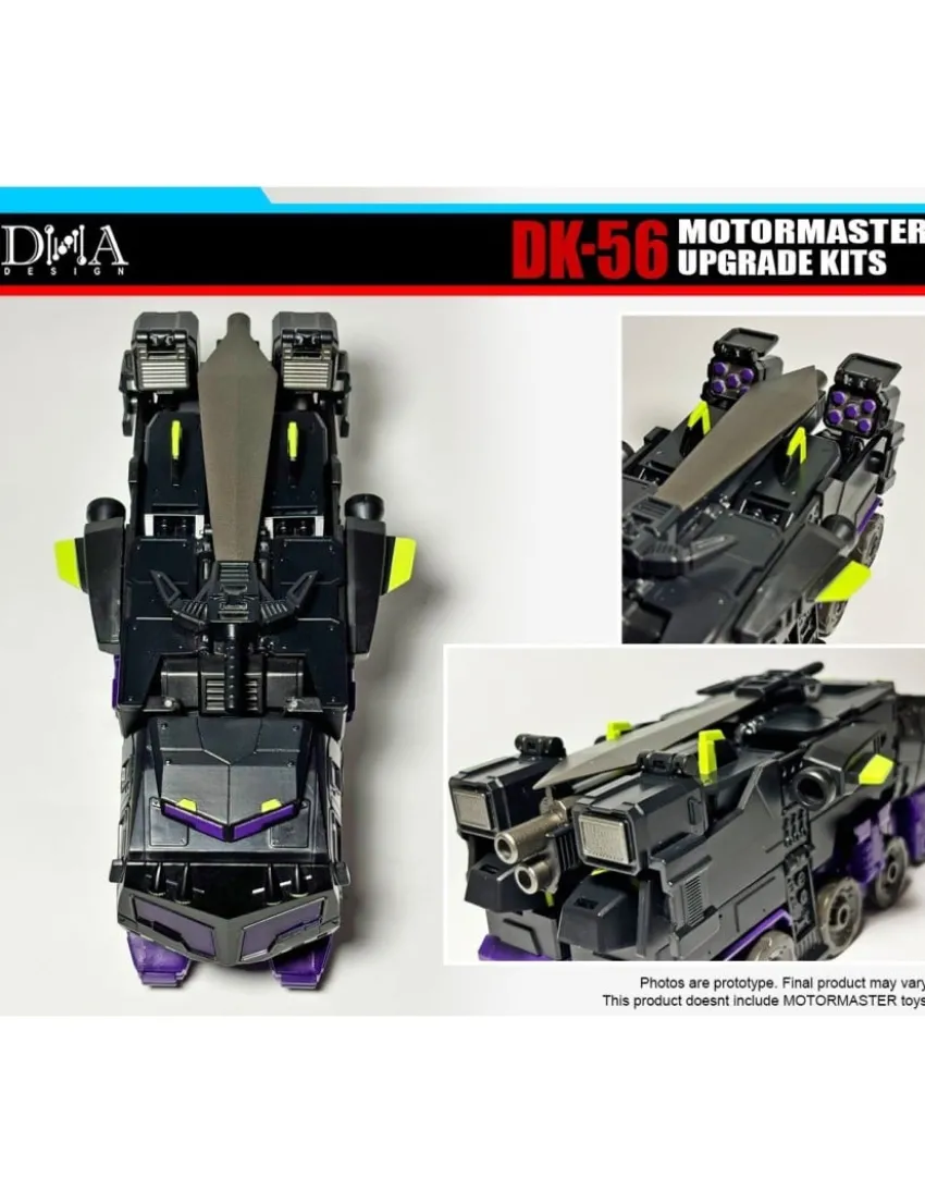 DNA Design DK-56 Upgrade Kits for Transformers Legacy United Voyager Animated Universe Motormaster