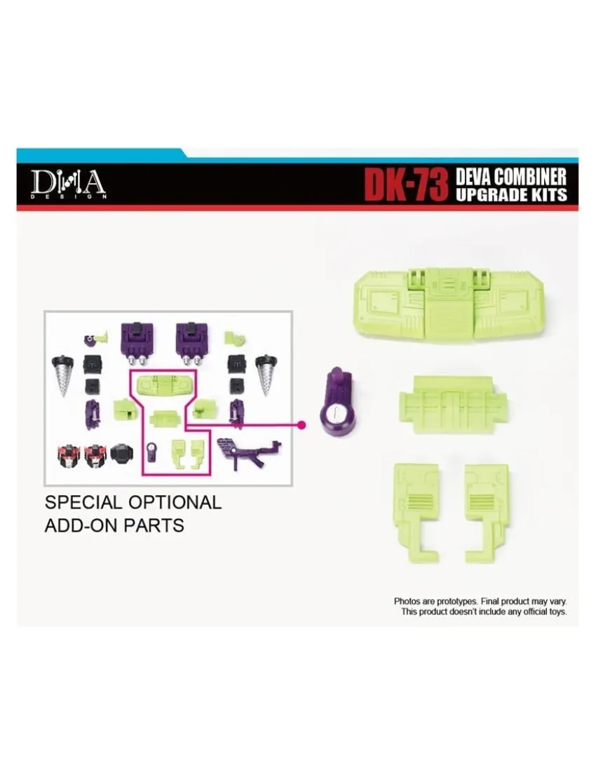 DNA Design DK-73 Upgrade Kits for Transformers The Movie Studio Series 86 Devastator