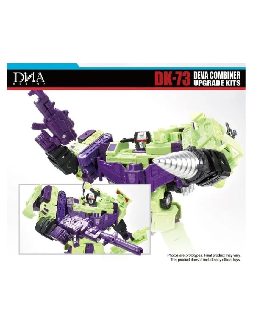 DNA Design DK-73 Upgrade Kits for Transformers The Movie Studio Series 86 Devastator