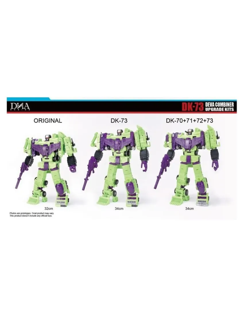 DNA Design DK-73 Upgrade Kits for Transformers The Movie Studio Series 86 Devastator