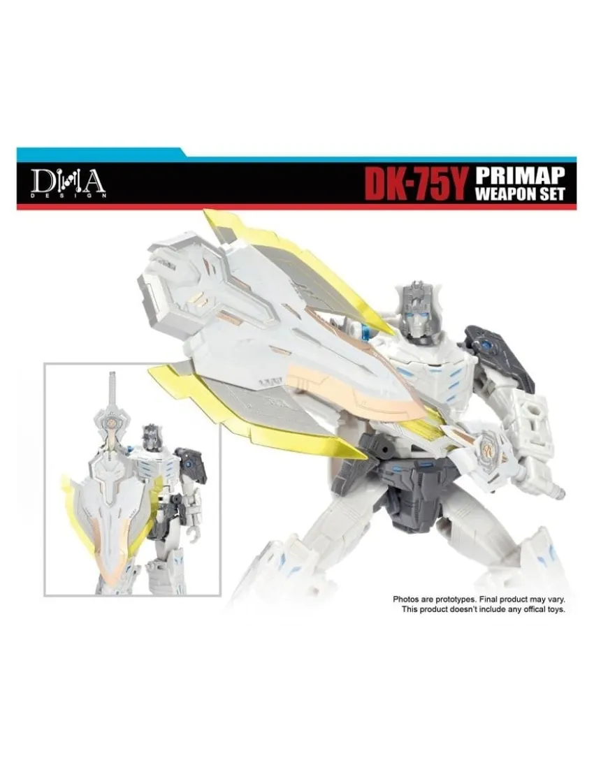 DNA Design DK-75Y Upgrade Kits for Transformers Age of the Primes Voyager Class The Thirteen Prima Prime
