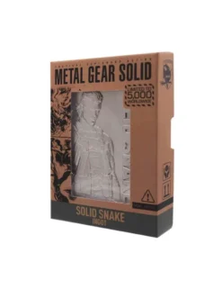 Fanattik Metal Gear Solid 2 Sons of Liberty Solid Snake Ingot Limited Edition