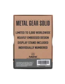 Fanattik Metal Gear Solid 2 Sons of Liberty Solid Snake Ingot Limited Edition