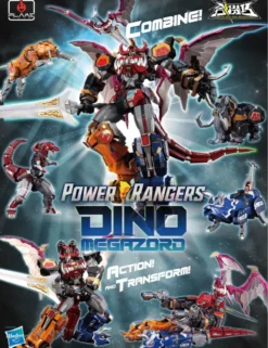 Flame Toys Mighty Morphin Power Rangers Go! Kara Kuri Combine Dino Megazord