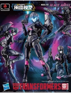 Flame Toys Model Kit Series Transformers Black Arcee